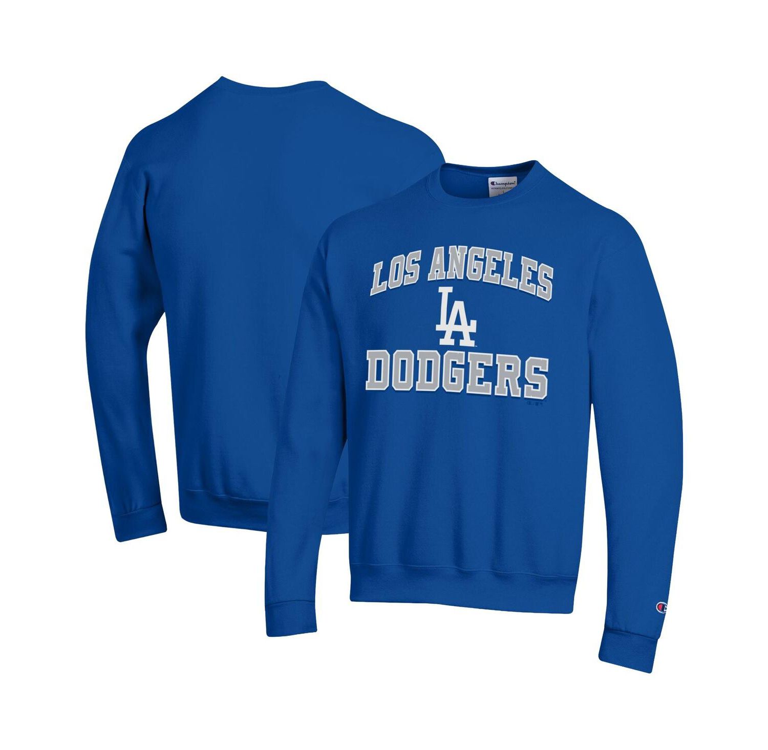 Men's Royal Los Angeles Dodgers Heart & Soul Powerblend Sweatshirt