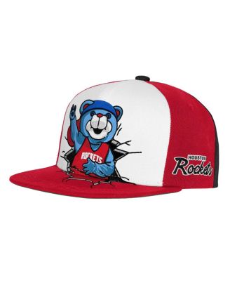 Big Boys and Girls Red Houston Rockets Mascot Snapback Hat