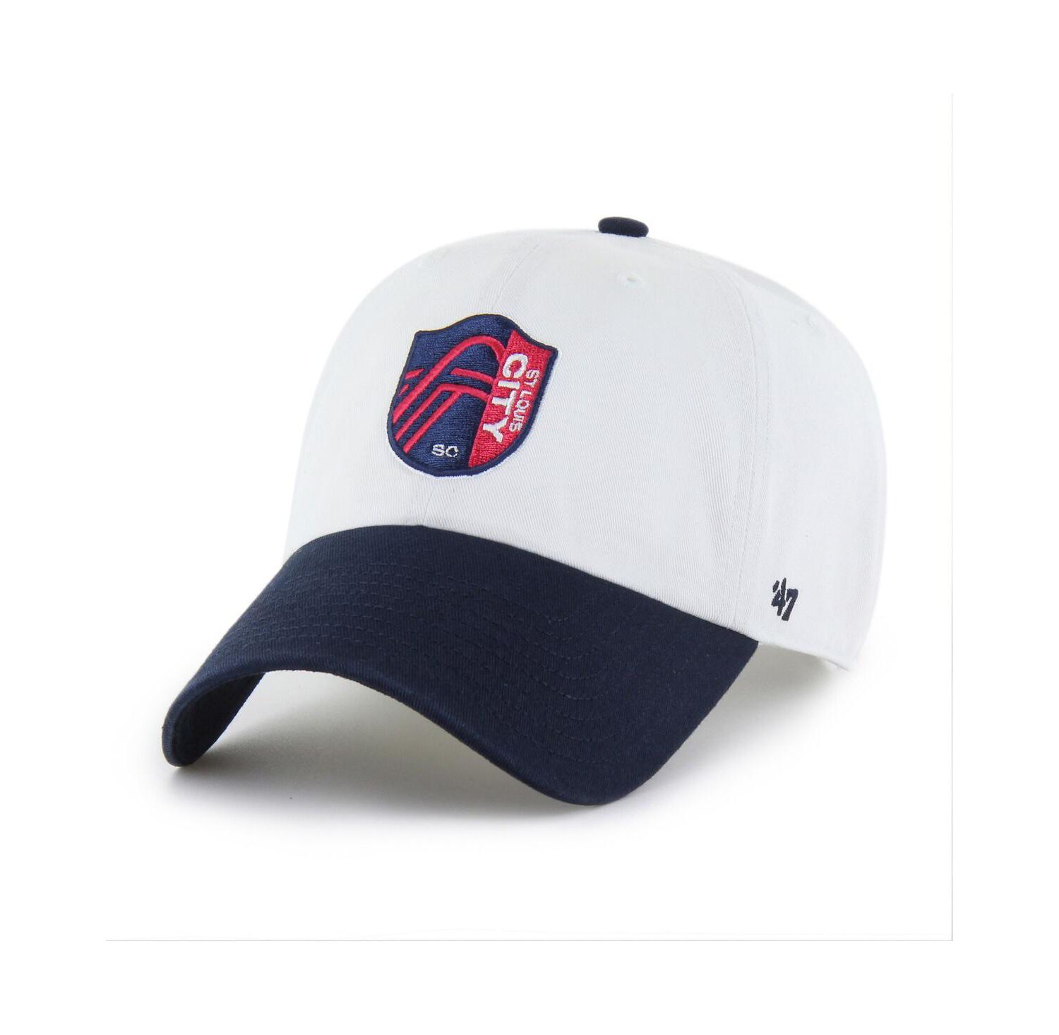 Men's White St. Louis CITY SC Two-Tone Clean Up Adjustable Hat