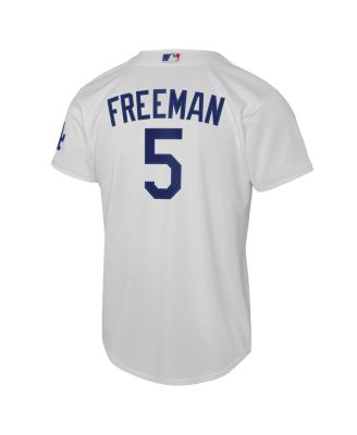 Big Boys and Girls Freddie Freeman White Los Angeles Dodgers Home Stadium Jersey