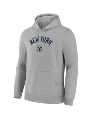 Men's Heather Gray New York Yankees Lock-Up Legacy Hoodie