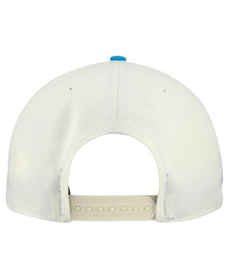 Men's Cream Carolina Panthers Upside Down 9FIFTY A-Frame Snapback Hat