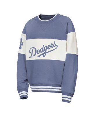Big Boys and Girls Blue Los Angeles Dodgers Ultimate Pastels On Base Sweatshirt