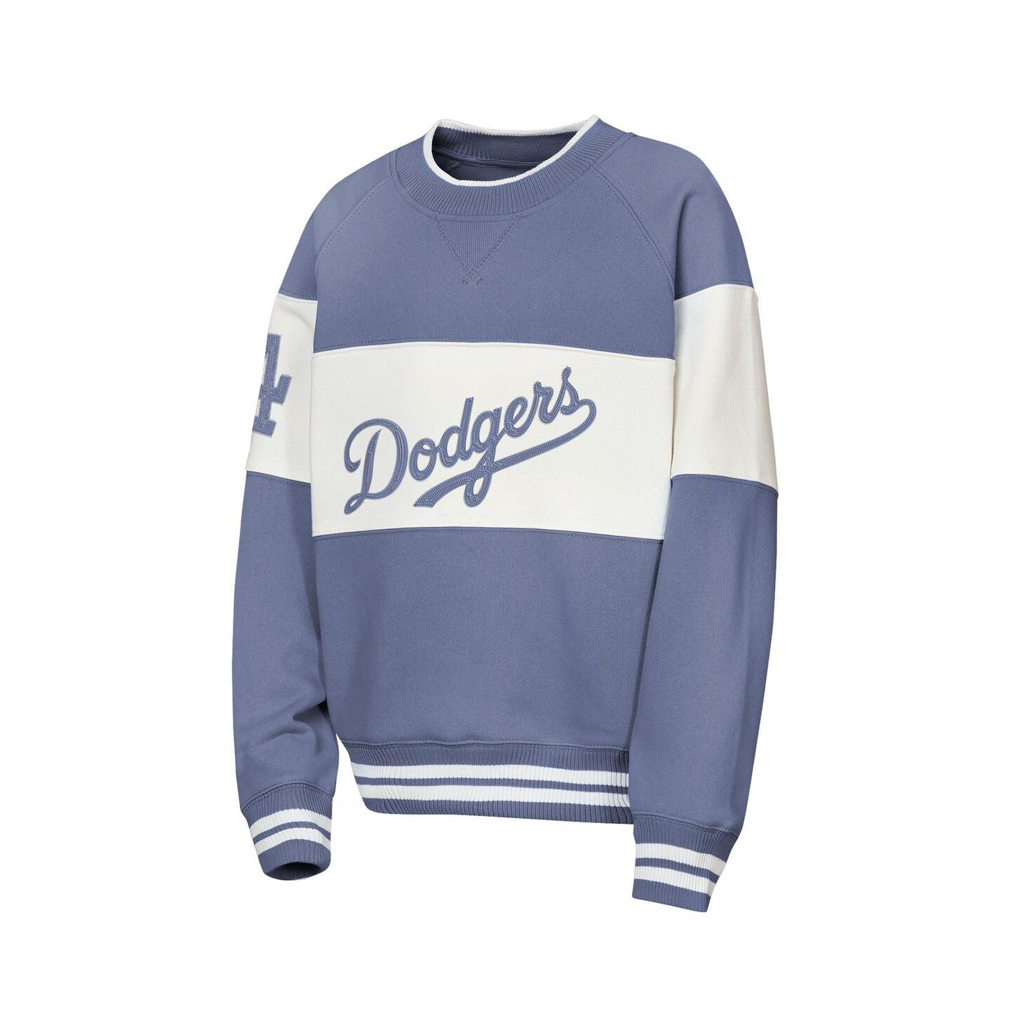 Детская толстовка Outerstuff Blue Los Angeles Dodgers Ultimate Pastels On Base — фото 3