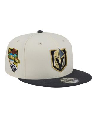 Men's White/Charcoal Vegas Golden Knights Injection Localized Two-Tone 9FIFTY Snapback Hat