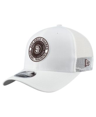 Men's White San Diego Padres 2026 Spring Training Fan Pack 9SEVENTY Adjustable Trucker Hat