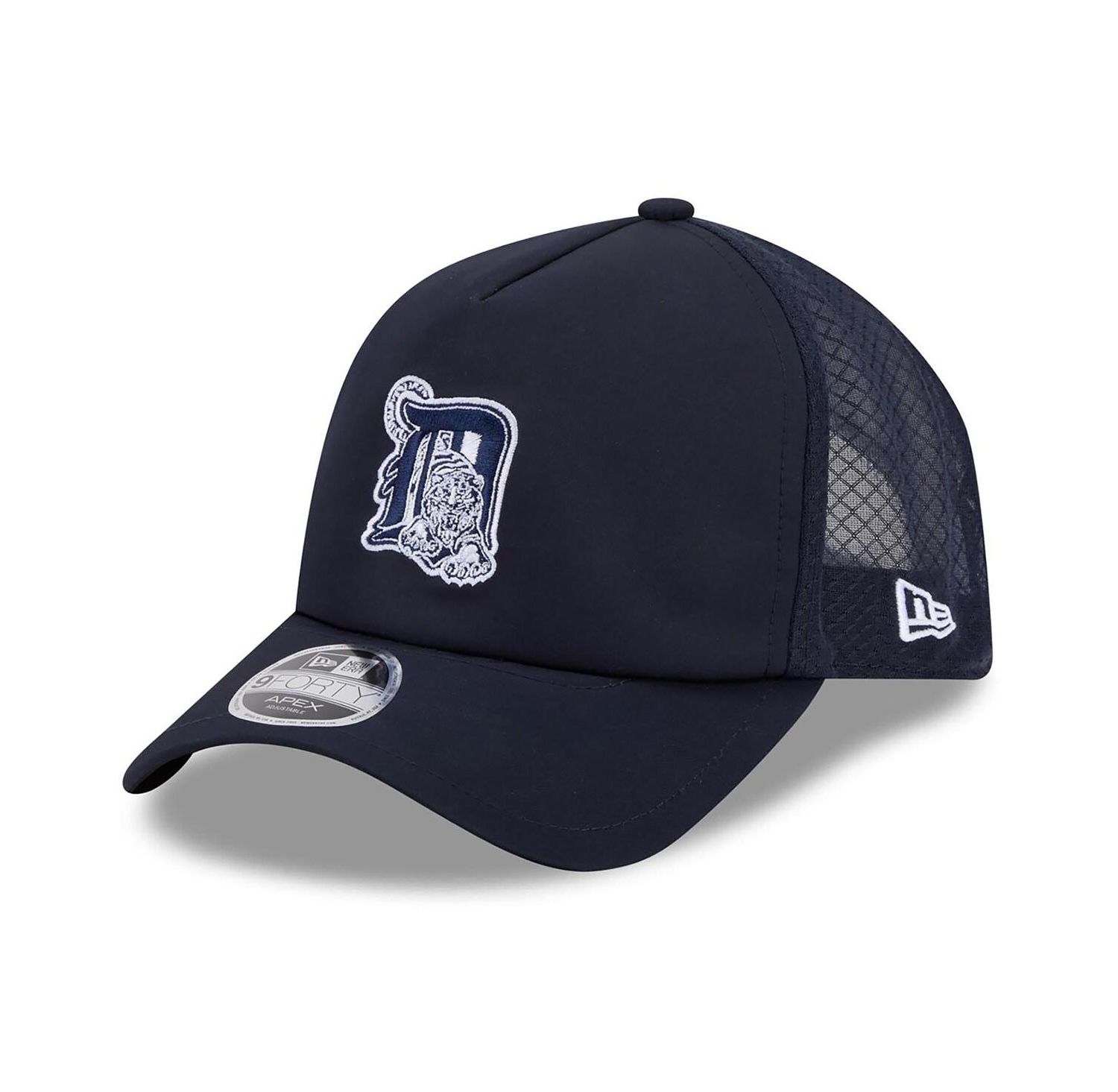 Men's Navy Detroit Tigers 2026 Batting Practice Alternate Apex 9FORTY Adjustable Hat
