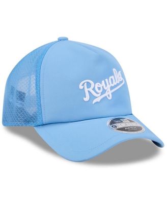 Men's Light Blue Kansas City Royals 2026 Batting Practice Alternate Apex 9FORTY Adjustable Hat
