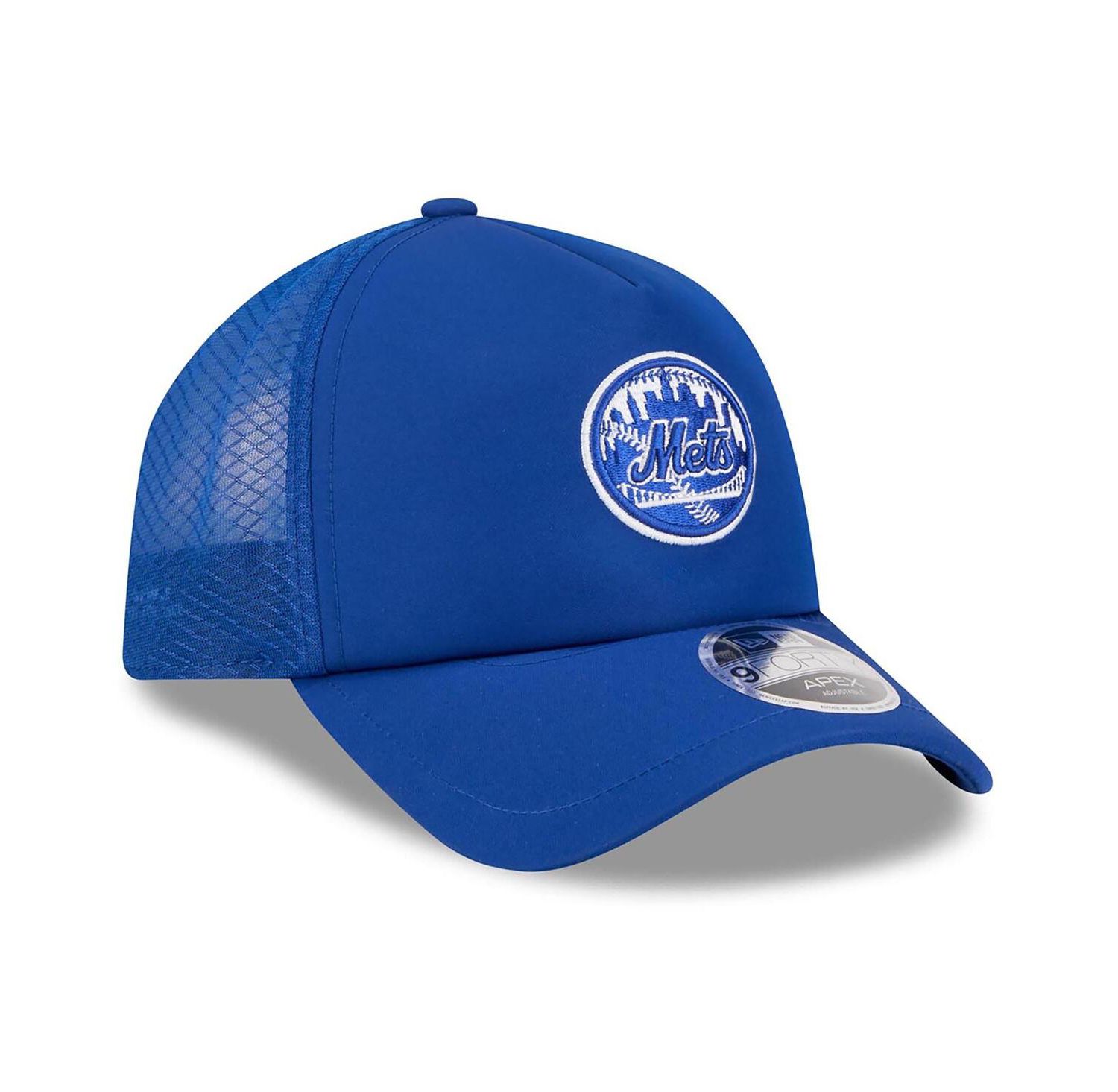 Men's Royal New York Mets 2026 Batting Practice Alternate Apex 9FORTY Adjustable Hat
