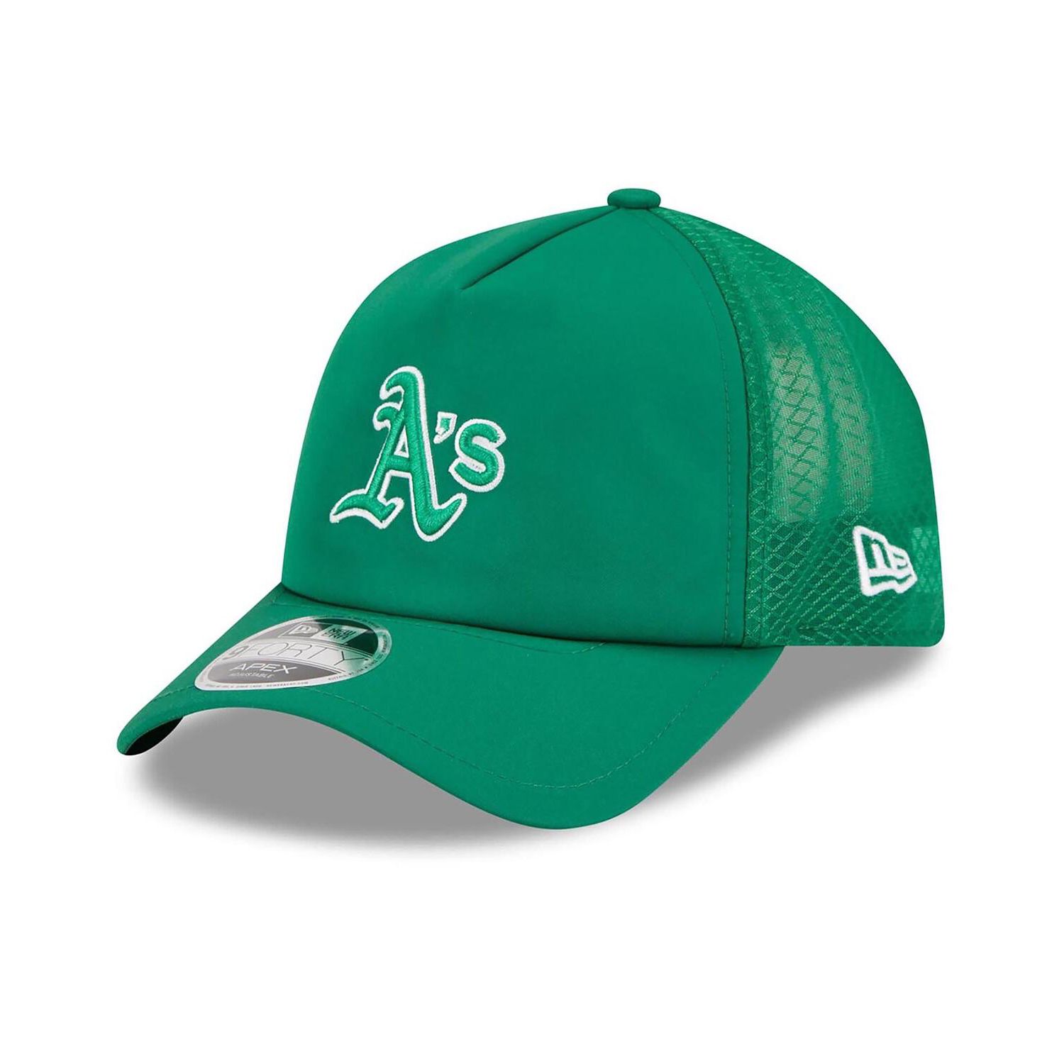 Men's Kelly Green Athletics 2026 Batting Practice Alternate Apex 9FORTY Adjustable Hat