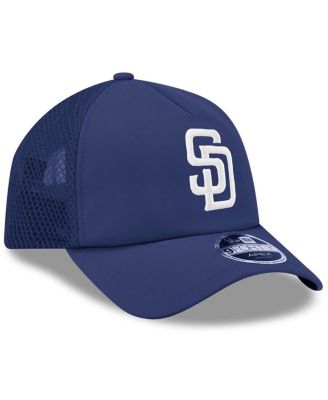 Men's Navy San Diego Padres 2026 Batting Practice Alternate Apex 9FORTY Adjustable Hat