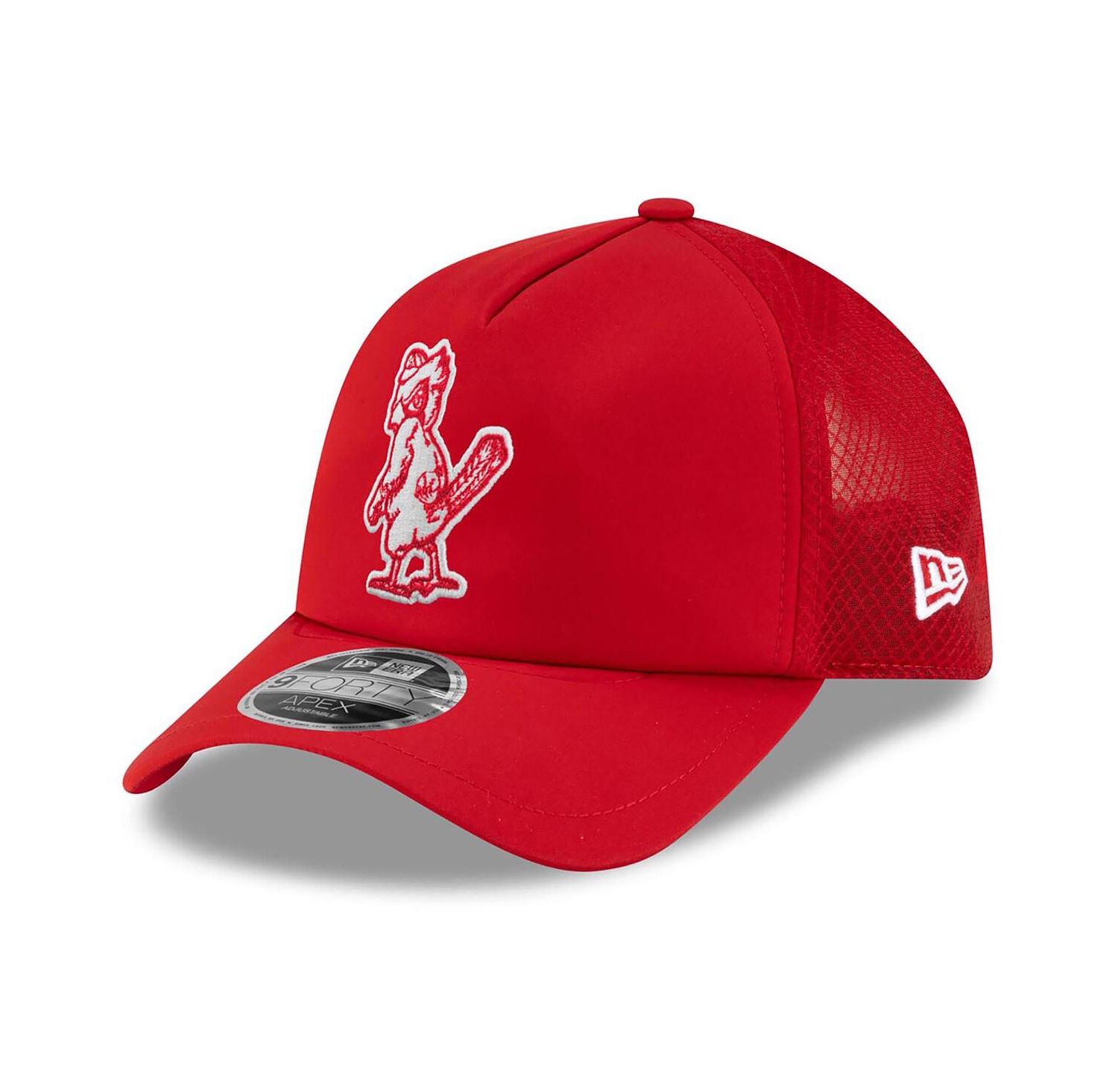 Men's Red St. Louis Cardinals 2026 Batting Practice Alternate Apex 9FORTY Adjustable Hat