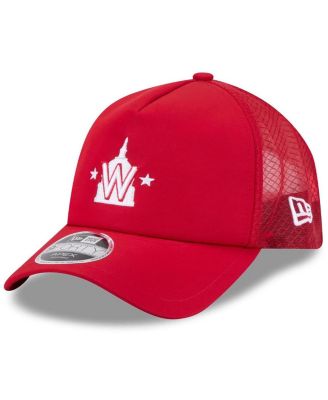 Men's Red Washington Nationals 2026 Batting Practice Alternate Apex 9FORTY Adjustable Hat