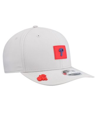 Men's Gray Philadelphia Phillies 2026 Clubhouse 9SEVENTY Adjustable Hat