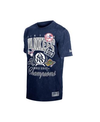 Men's Navy New York Yankees Mineral Wash T-Shirt