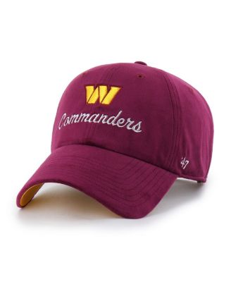 Women's Burgundy Washington Commanders Spirited Clean Up Adjustable Hat
