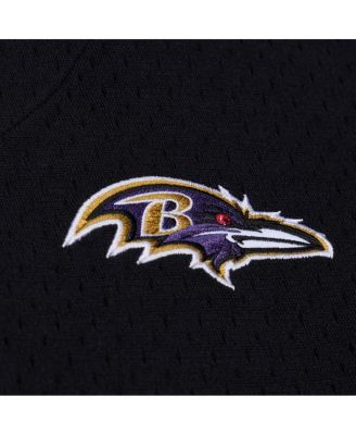 Men's Black Baltimore Ravens Head Coach Mesh Full-Button Fashion Jersey