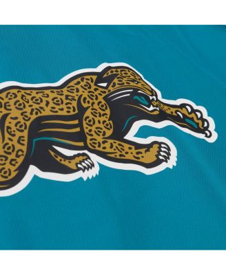 Men's Teal Jacksonville Jaguars Coaches Full-Snap Hooded Windbreaker Jacket