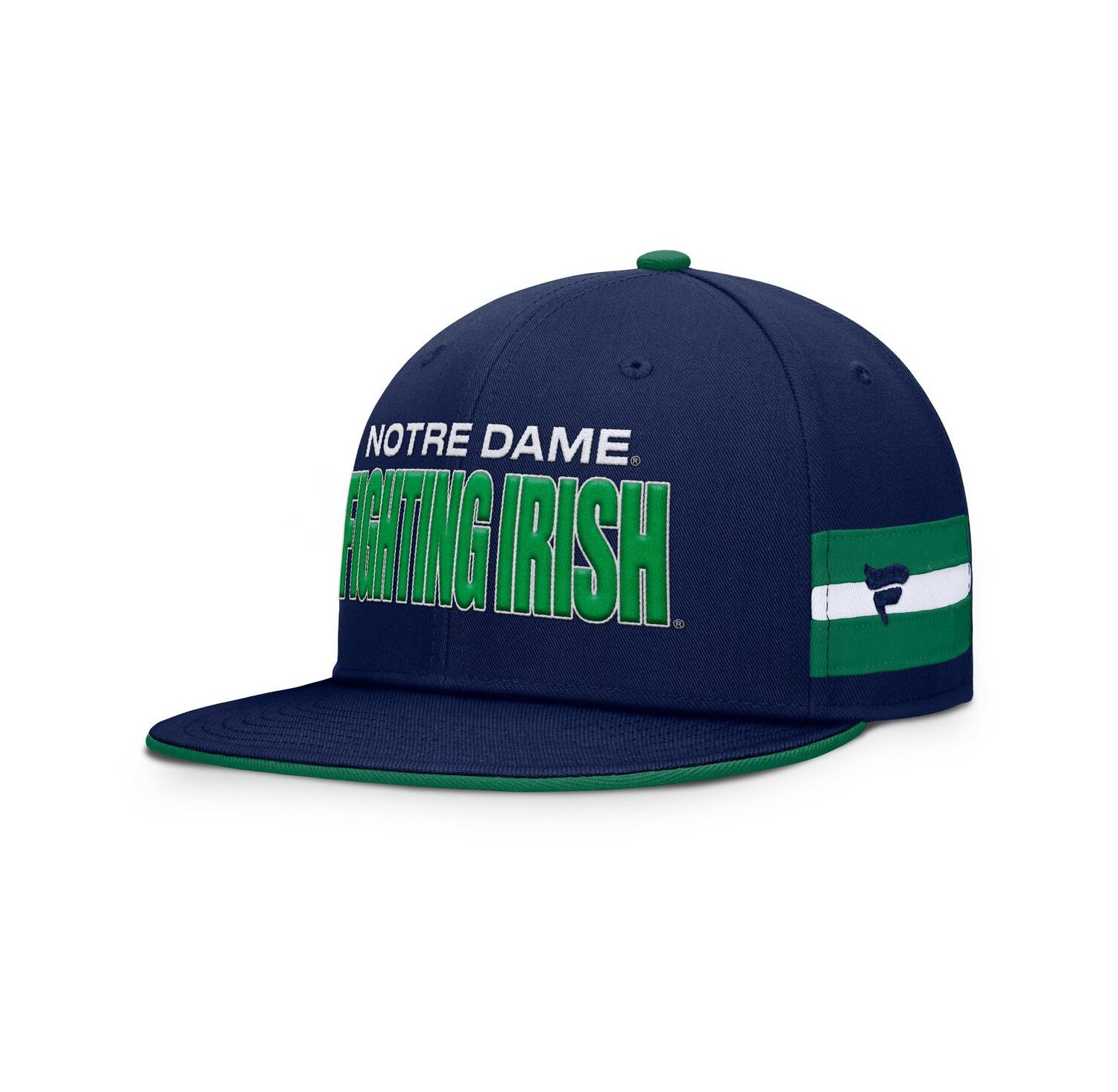 Men's Navy Notre Dame Fighting Irish Pick Off Fitted Hat