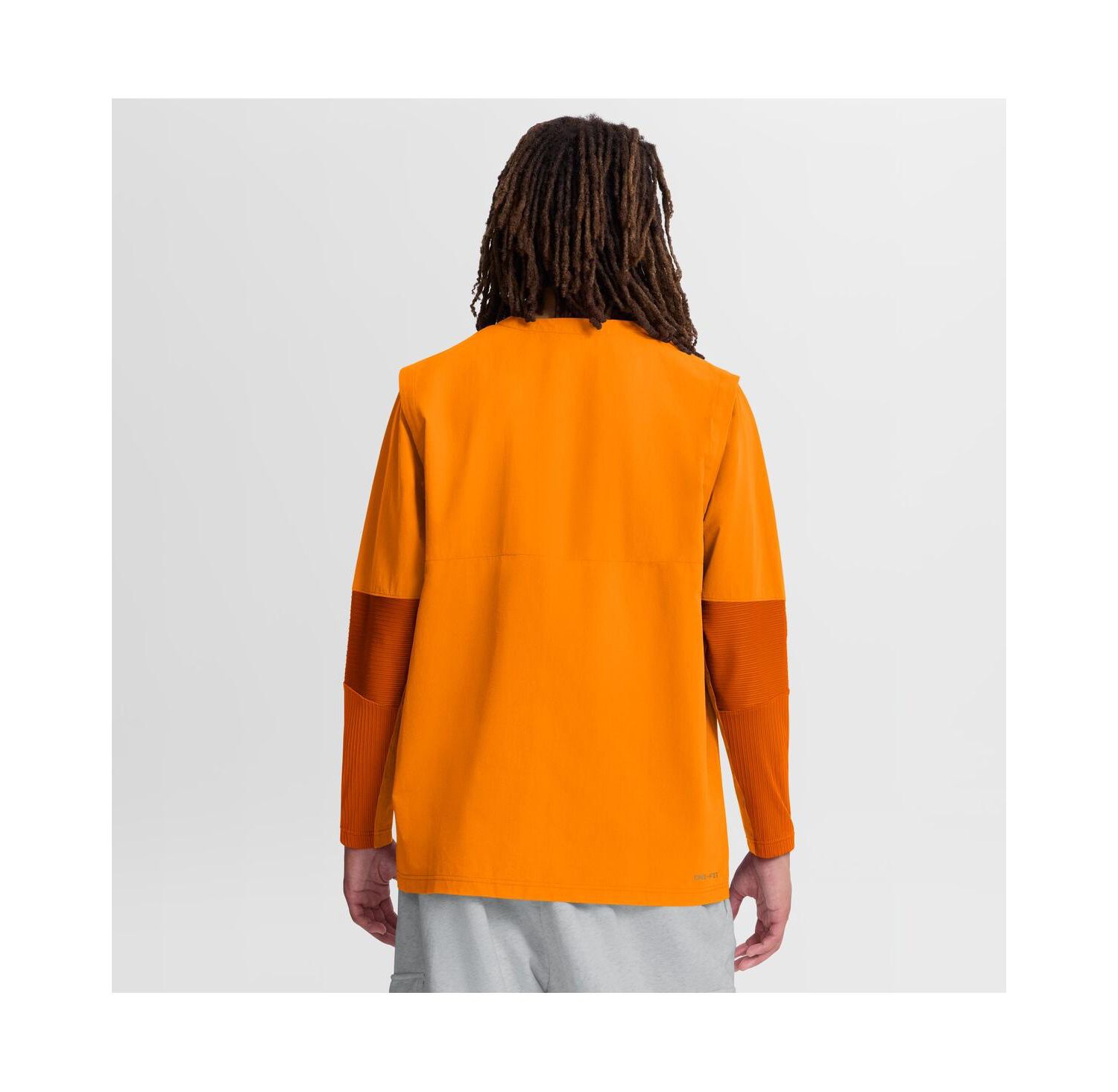 Men's Tennessee Orange Tennessee Volunteers Dugout Dri-FIT Quarter-Zip Long Sleeve Windshirt