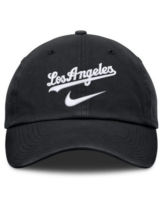 Men's Black Los Angeles Dodgers Primetime Club Adjustable Hat