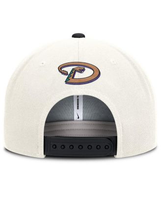 Men's Cream/Black Arizona Diamondbacks Cooperstown Pro Dri-FIT Snapback Hat