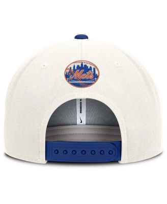 Men's Cream/Royal New York Mets Cooperstown Pro Dri-FIT Snapback Hat