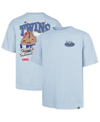 Men's Light Blue Minnesota Twins Ice Cream Parlor Foundation T-Shirt