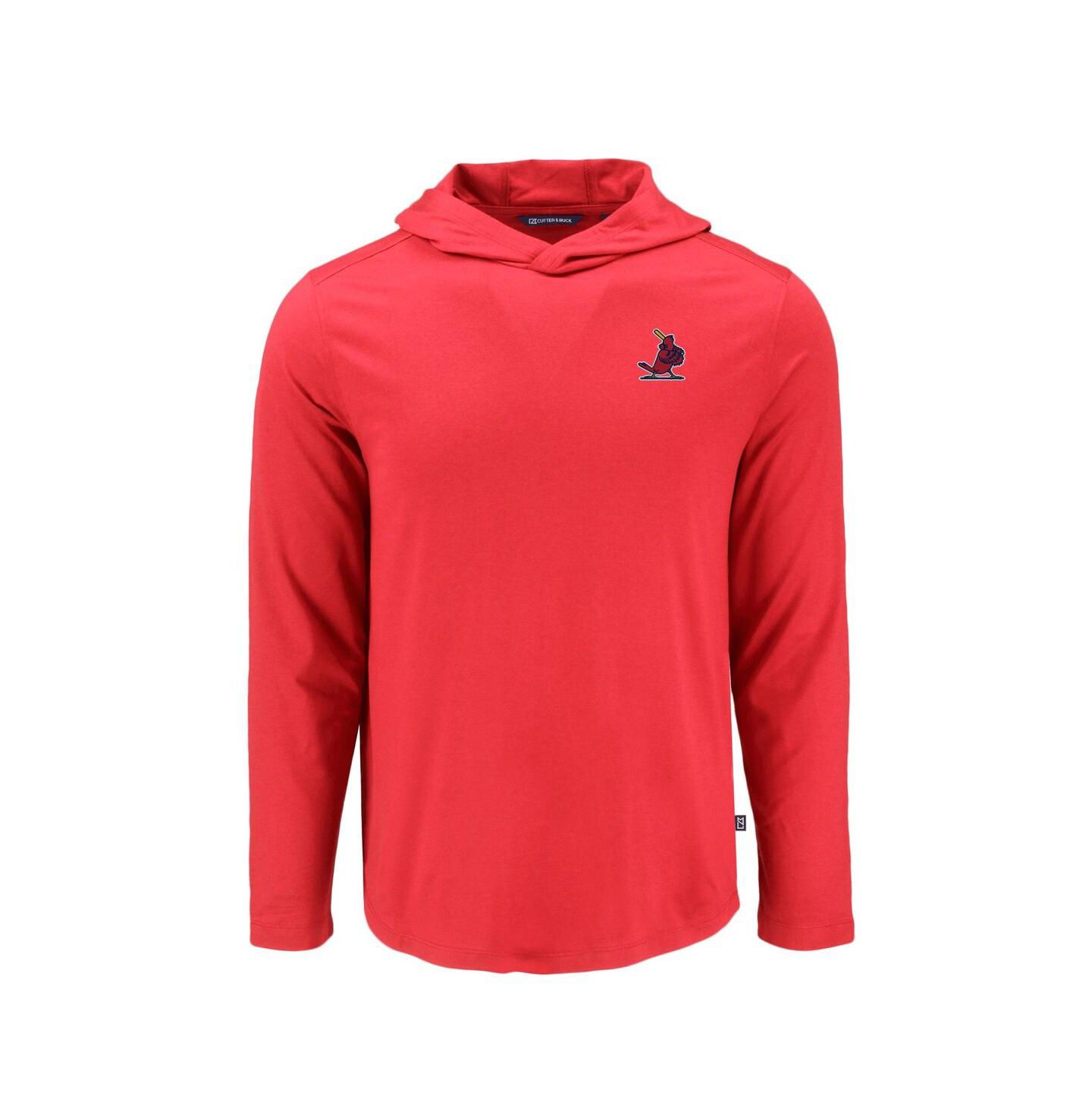 Мужское худи Cutter & Buck Red St. Louis Cardinals Coastline Epic Comfort Long Sleeve T-Shirt — фото 3