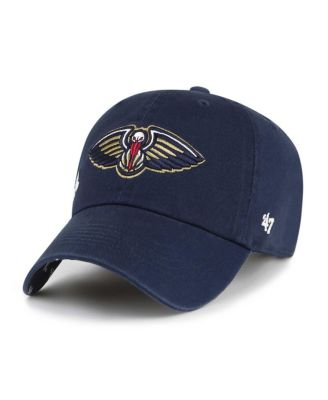 Women's Navy New Orleans Pelicans Confetti Under Visor Clean Up Adjustable Hat