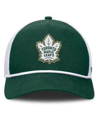 Men's Green/White Toronto Maple Leaf's Bermuda A-Frame Adjustable Hat