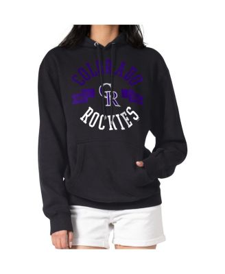 Women's Black Colorado Rockies City Graphic Pullover Hoodie