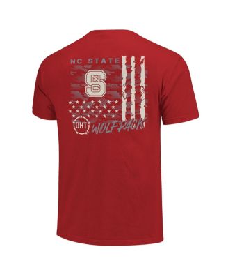 Men's Red NC State Wolfpack Comfort Colors OHT Camo Overlay T-Shirt