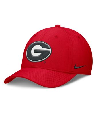 Men's Red Georgia Bulldogs Rise Swoosh Dri-FIT Flex Hat