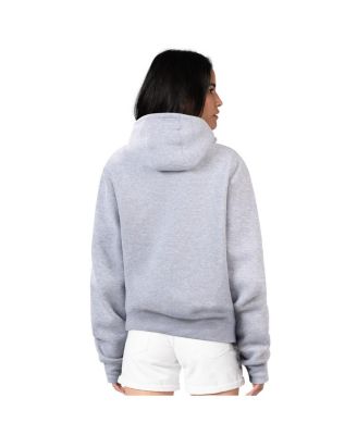 Women's Heather Gray Dallas Stars Heart Pullover Hoodie
