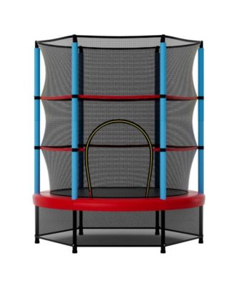 Kids Trampoline Recreational Bounce Jumper with Safety Enclosure Net