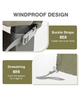 Heavy Duty Outdoor Furniture Set Cover, 600D Waterproof Oxford Patio Sectional Set Cover Covers with Air Vents for Patio General Purpose Table