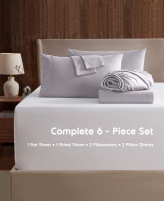 Extra Deep Pocket Microfiber 6-Pc. Sheet Set, Queen