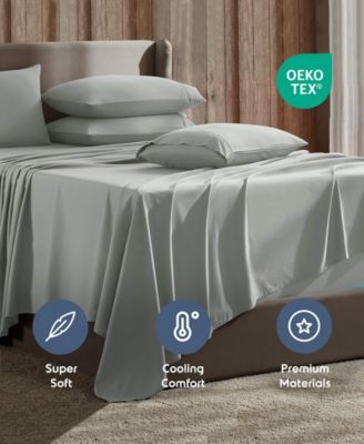 Extra Deep Pocket Microfiber 4-Pc. Sheet Set, Twin