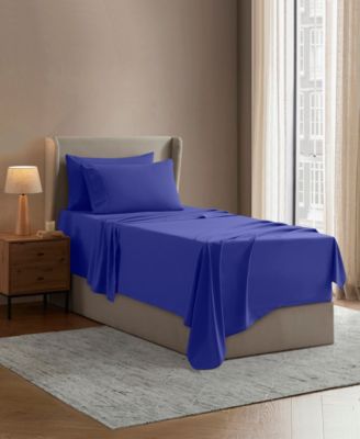 Extra Deep Pocket Microfiber 4-Pc. Sheet Set, Twin