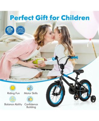 14 Inch Kids Bike with Adjustable Handlebar and Saddle