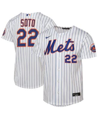 Big Boys and Girls Juan Soto White New York Mets Home Stadium Player Jersey