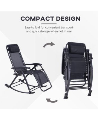 Rocking Zero Gravity Folding Lounge Chair