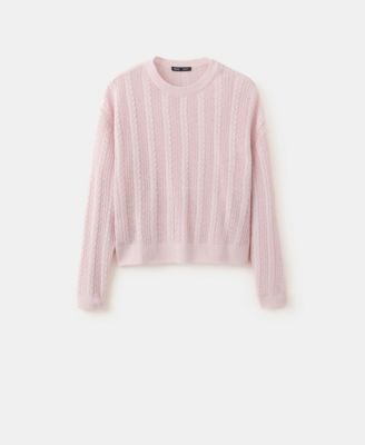 Women's Lace Pattern Knit Sweater