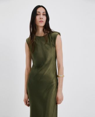Women's Fitted Satin Dress