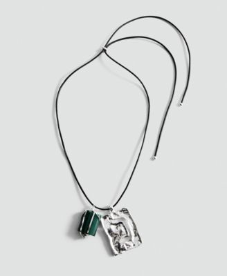 Women's Semi-Precious Stone Combination Necklace