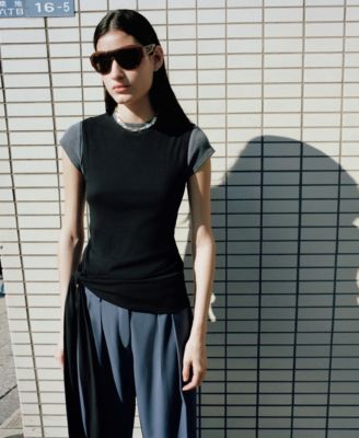 Women's Knot Detail Cotton Top