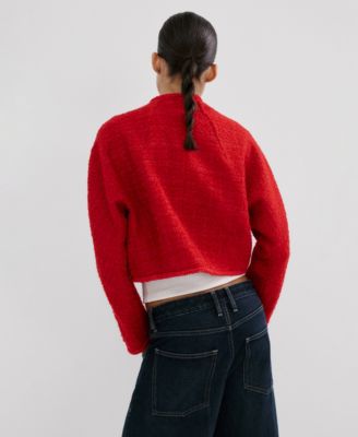 Women's Jewel Buttons Tweed Jacket