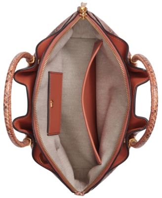 Oxford Leather Satchel Bag