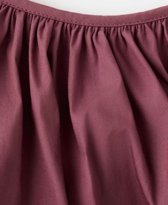 Women's Puff-Sleeved Cropped Blouse